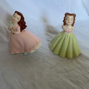 Vintage Ceramic girl figurines